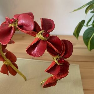 Hand Made Crown Floral Headband